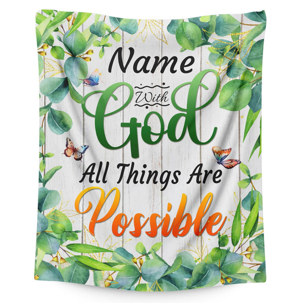 Christian Blanket for Girls, Personalized I am a Child of God Throw Blanket Gifts for Kids Girls Age 4-6, 40"x50" Pink Cute Custom Flannel Inspirational Blankets Gift Throws for Couch Sofa Bed Decor